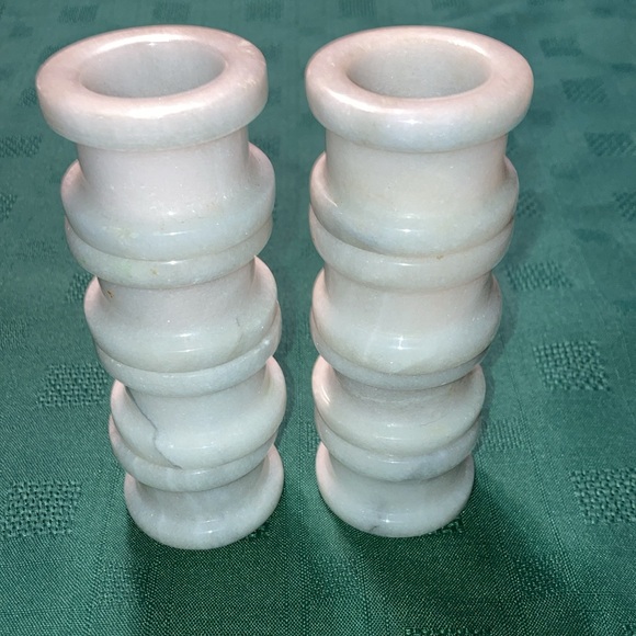Marble Napkin Rings, Set of 8 white w/gray, size in pics  $30 - Picture 3 of 7